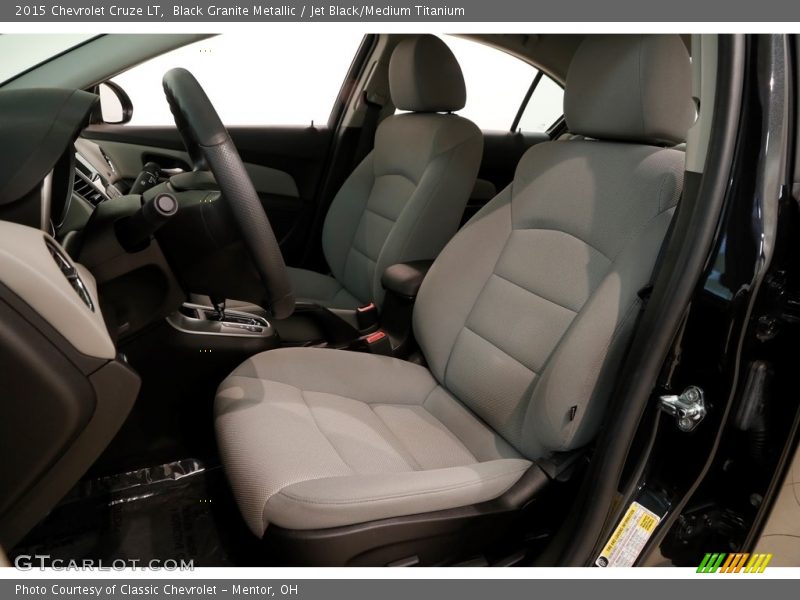 Black Granite Metallic / Jet Black/Medium Titanium 2015 Chevrolet Cruze LT