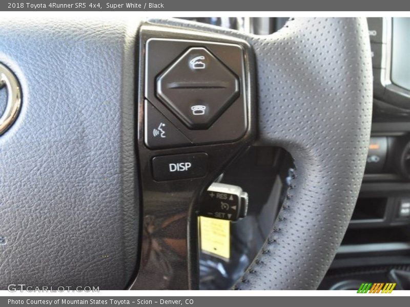 Super White / Black 2018 Toyota 4Runner SR5 4x4