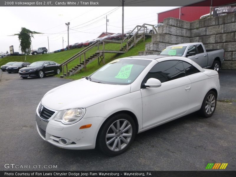 Candy White / Titan Black 2008 Volkswagen Eos 2.0T