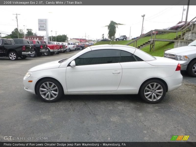 Candy White / Titan Black 2008 Volkswagen Eos 2.0T