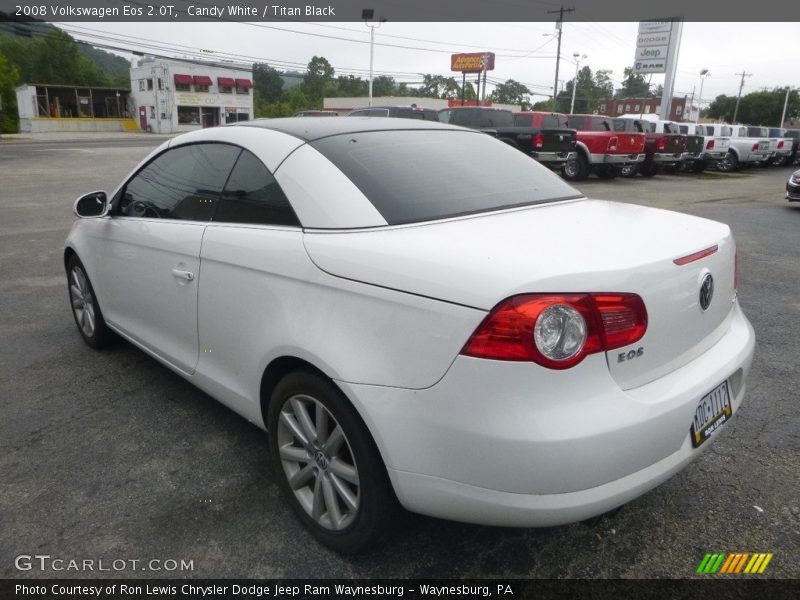 Candy White / Titan Black 2008 Volkswagen Eos 2.0T