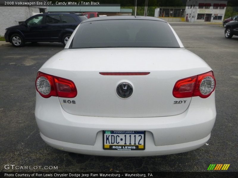 Candy White / Titan Black 2008 Volkswagen Eos 2.0T