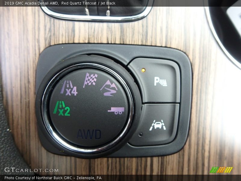 Red Quartz Tintcoat / Jet Black 2019 GMC Acadia Denali AWD