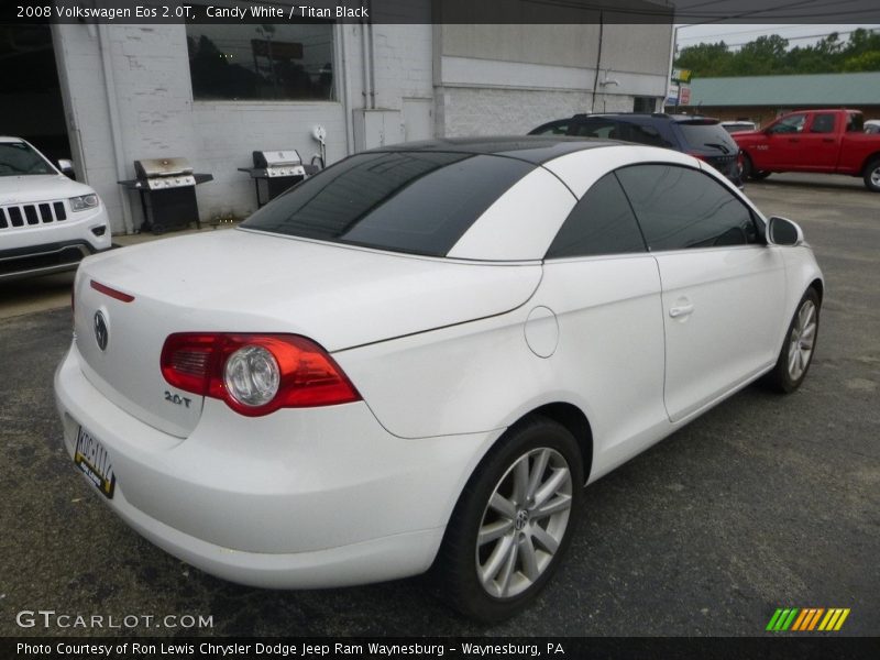 Candy White / Titan Black 2008 Volkswagen Eos 2.0T