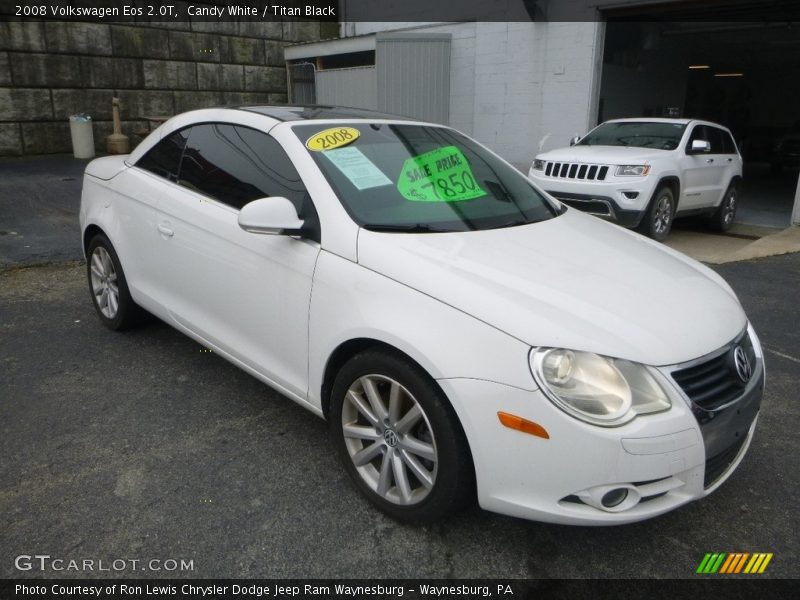 Candy White / Titan Black 2008 Volkswagen Eos 2.0T