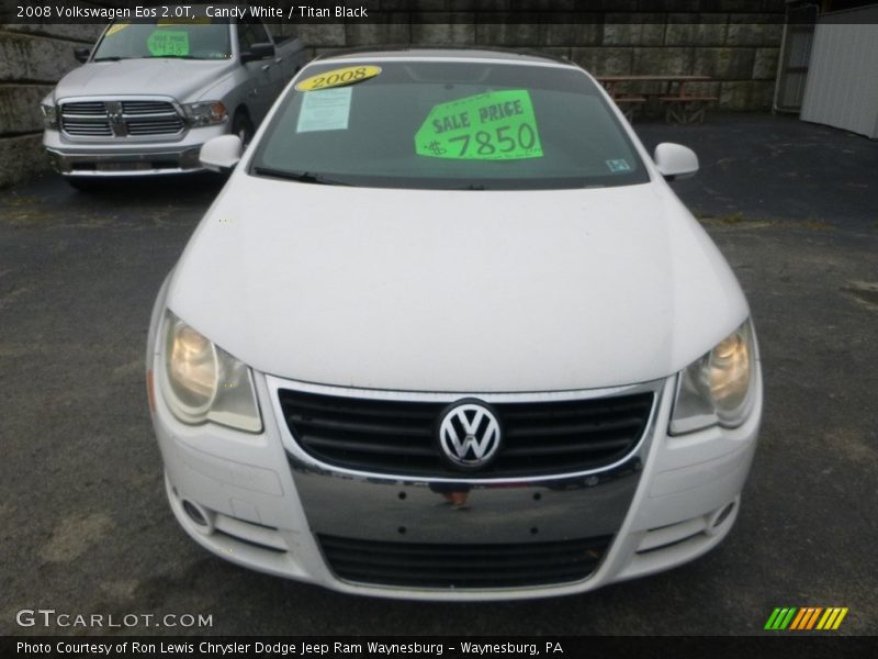 Candy White / Titan Black 2008 Volkswagen Eos 2.0T