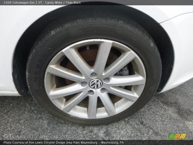 Candy White / Titan Black 2008 Volkswagen Eos 2.0T