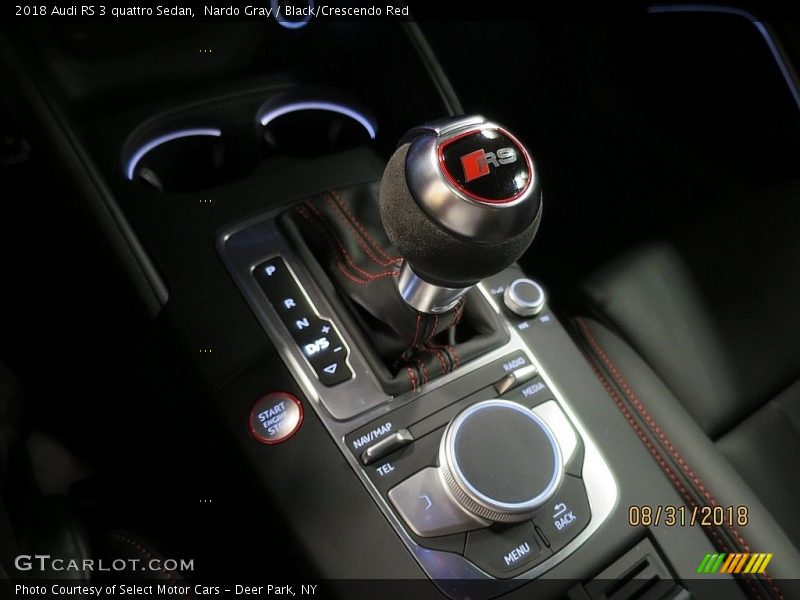  2018 RS 3 quattro Sedan 7 Speed Dual-Clutch Automatic Shifter
