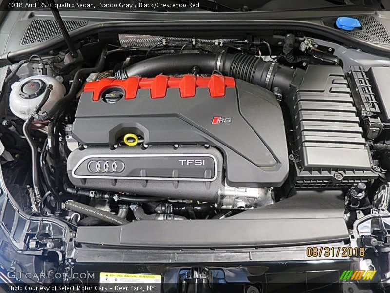  2018 RS 3 quattro Sedan Engine - 2.5 Liter Turbocharged DOHC 20-Valve VVT Inline 5 Cylinder