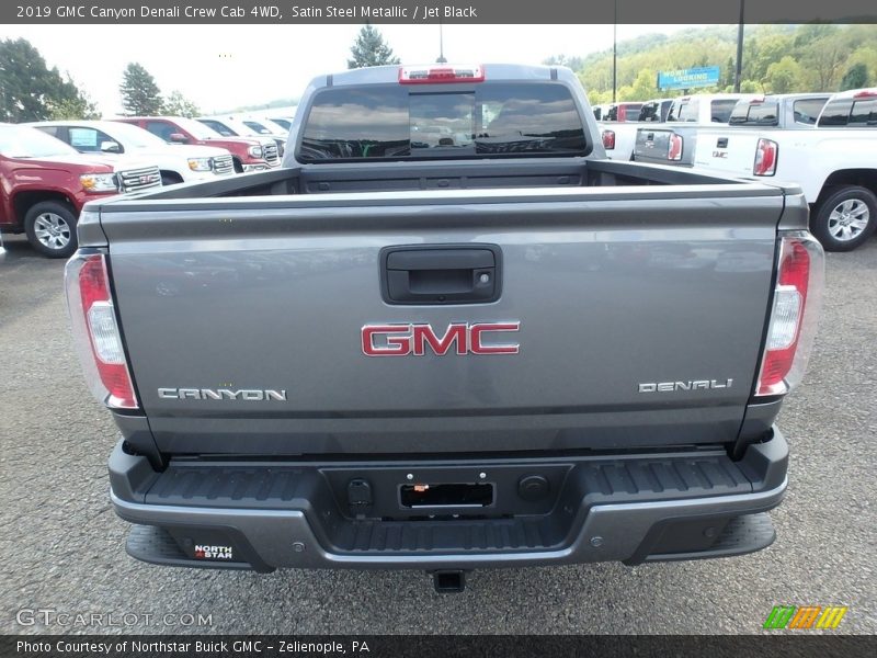 Satin Steel Metallic / Jet Black 2019 GMC Canyon Denali Crew Cab 4WD