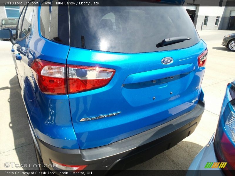 Blue Candy / Ebony Black 2018 Ford EcoSport SE 4WD