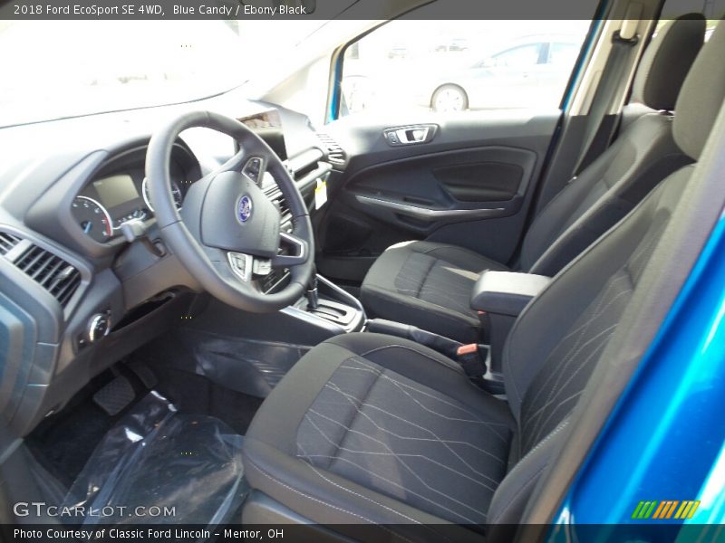 Blue Candy / Ebony Black 2018 Ford EcoSport SE 4WD