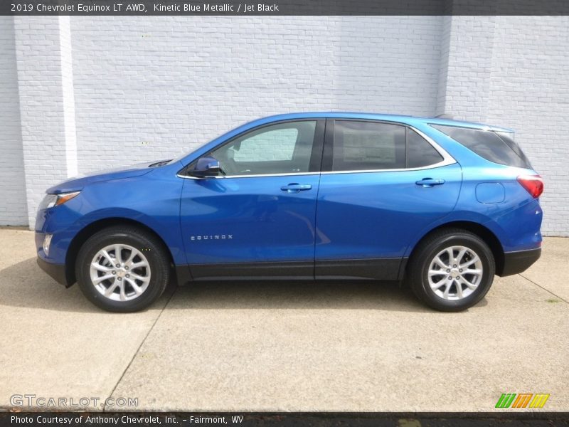 Kinetic Blue Metallic / Jet Black 2019 Chevrolet Equinox LT AWD