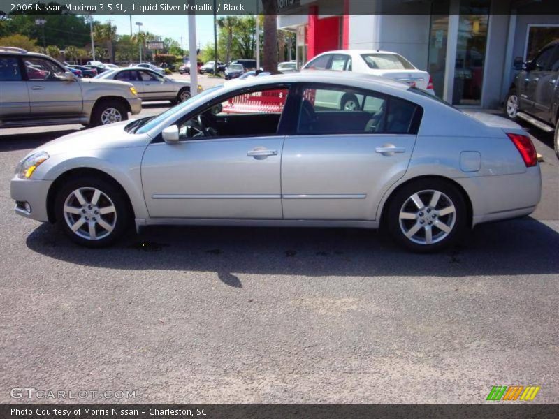 Liquid Silver Metallic / Black 2006 Nissan Maxima 3.5 SL