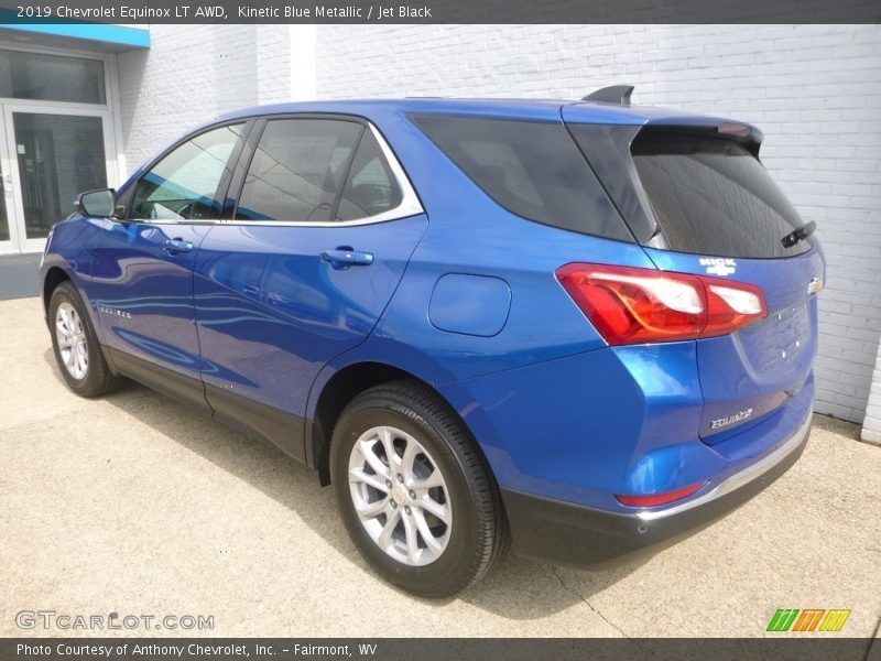 Kinetic Blue Metallic / Jet Black 2019 Chevrolet Equinox LT AWD