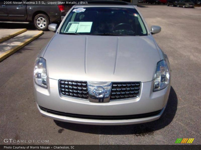 Liquid Silver Metallic / Black 2006 Nissan Maxima 3.5 SL