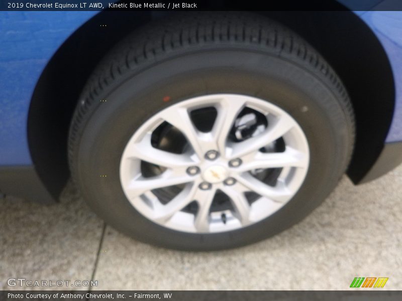 Kinetic Blue Metallic / Jet Black 2019 Chevrolet Equinox LT AWD
