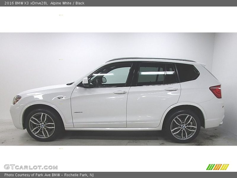 Alpine White / Black 2016 BMW X3 xDrive28i