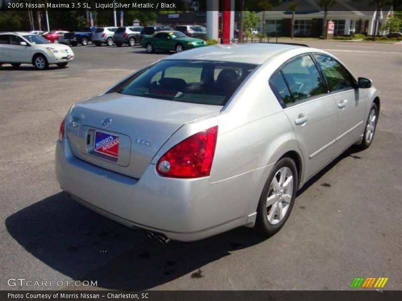 Liquid Silver Metallic / Black 2006 Nissan Maxima 3.5 SL