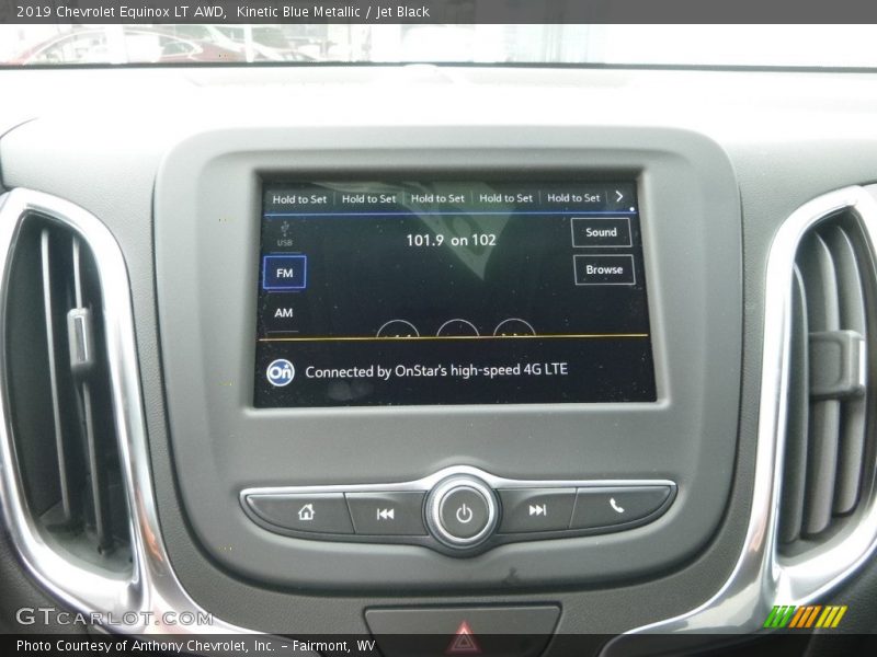 Kinetic Blue Metallic / Jet Black 2019 Chevrolet Equinox LT AWD