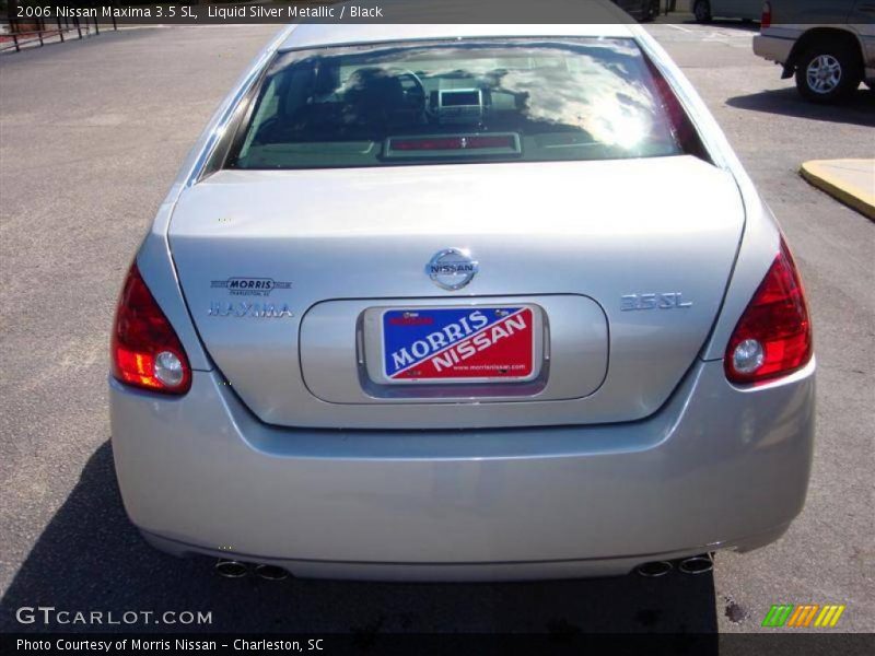 Liquid Silver Metallic / Black 2006 Nissan Maxima 3.5 SL