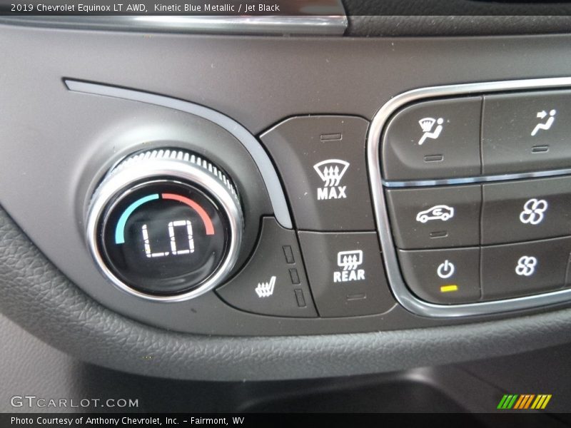 Kinetic Blue Metallic / Jet Black 2019 Chevrolet Equinox LT AWD