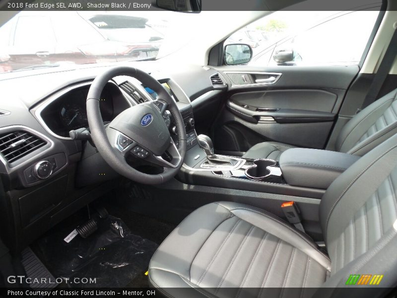 Shadow Black / Ebony 2018 Ford Edge SEL AWD