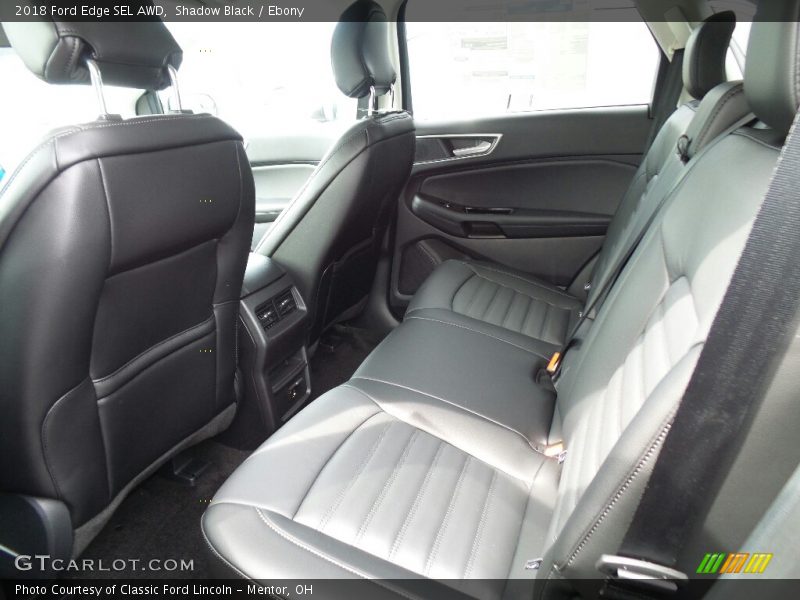 Shadow Black / Ebony 2018 Ford Edge SEL AWD