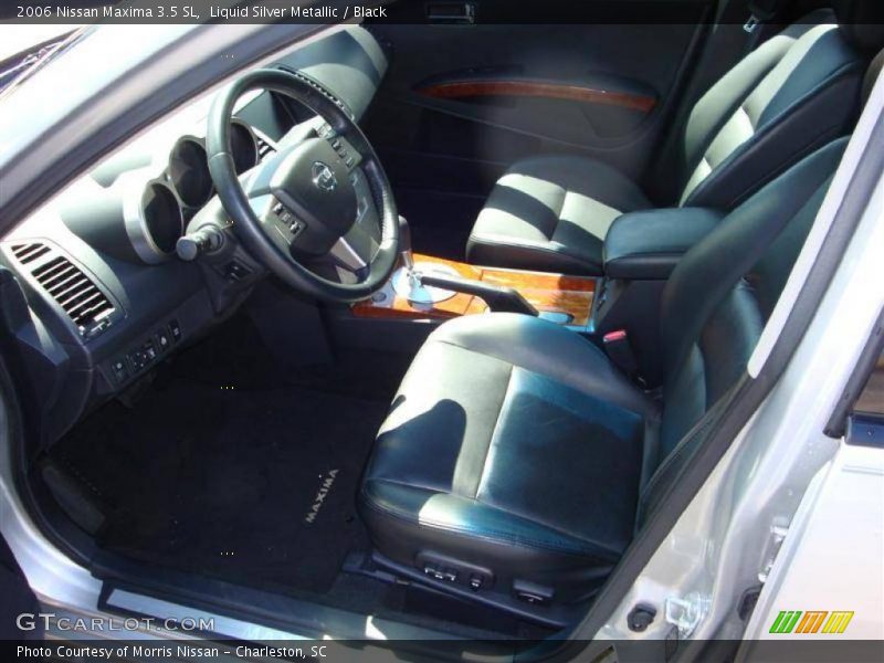Liquid Silver Metallic / Black 2006 Nissan Maxima 3.5 SL
