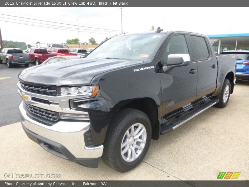 Black / Jet Black 2019 Chevrolet Silverado 1500 LT Crew Cab 4WD