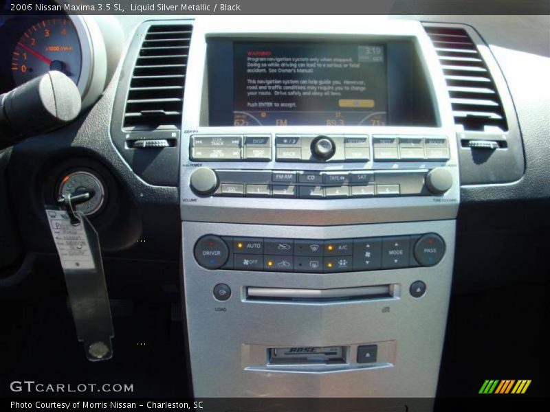 Liquid Silver Metallic / Black 2006 Nissan Maxima 3.5 SL