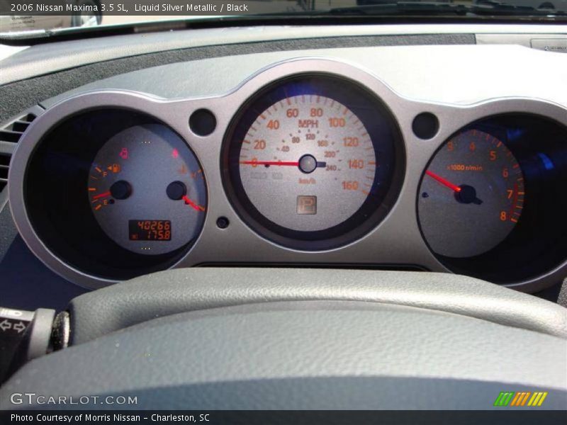 Liquid Silver Metallic / Black 2006 Nissan Maxima 3.5 SL