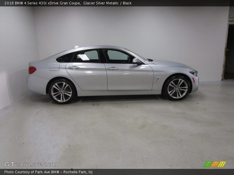 Glacier Silver Metallic / Black 2018 BMW 4 Series 430i xDrive Gran Coupe