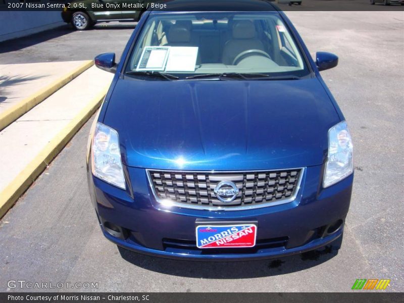 Blue Onyx Metallic / Beige 2007 Nissan Sentra 2.0 SL