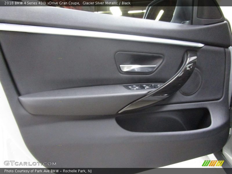 Glacier Silver Metallic / Black 2018 BMW 4 Series 430i xDrive Gran Coupe