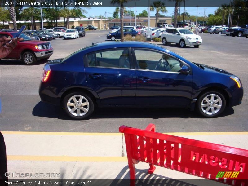 Blue Onyx Metallic / Beige 2007 Nissan Sentra 2.0 SL