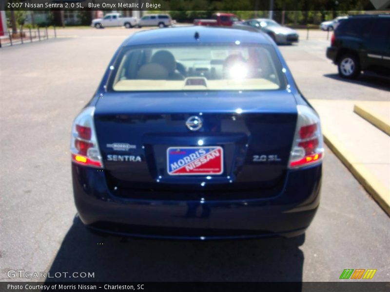 Blue Onyx Metallic / Beige 2007 Nissan Sentra 2.0 SL