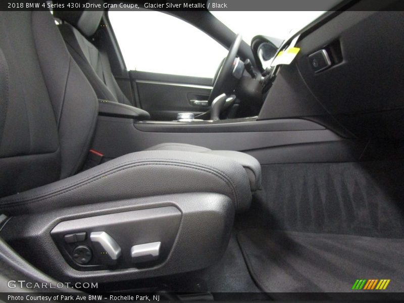 Glacier Silver Metallic / Black 2018 BMW 4 Series 430i xDrive Gran Coupe