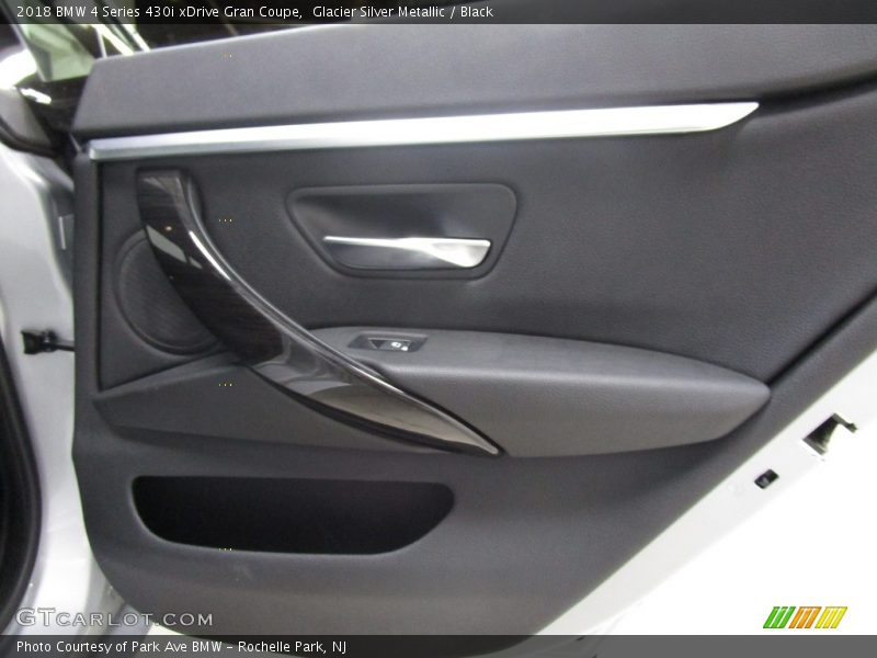 Glacier Silver Metallic / Black 2018 BMW 4 Series 430i xDrive Gran Coupe