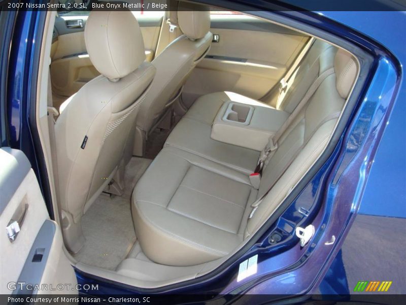 Blue Onyx Metallic / Beige 2007 Nissan Sentra 2.0 SL