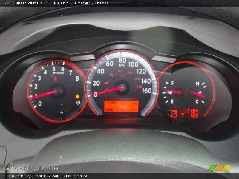 Majestic Blue Metallic / Charcoal 2007 Nissan Altima 2.5 SL