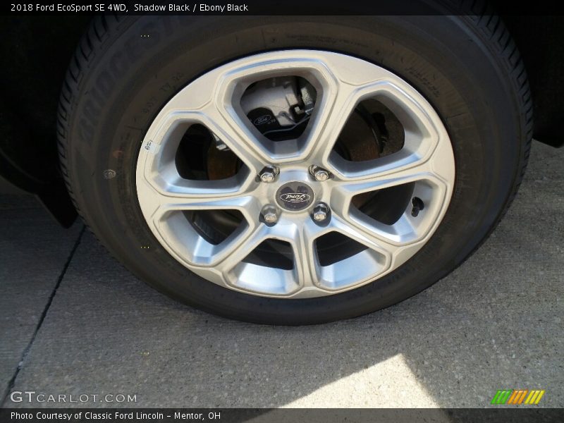 Shadow Black / Ebony Black 2018 Ford EcoSport SE 4WD