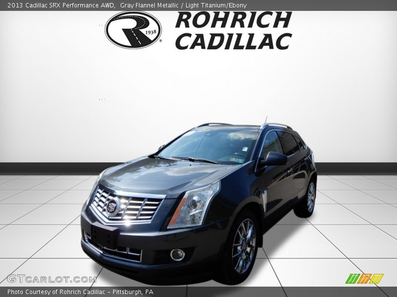 Gray Flannel Metallic / Light Titanium/Ebony 2013 Cadillac SRX Performance AWD