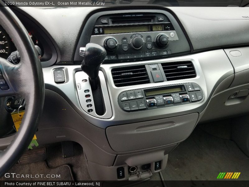 Ocean Mist Metallic / Gray 2010 Honda Odyssey EX-L