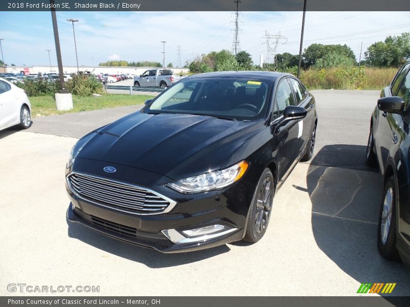 Shadow Black / Ebony 2018 Ford Fusion SE
