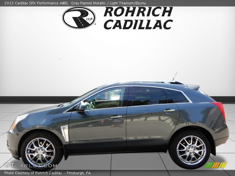 Gray Flannel Metallic / Light Titanium/Ebony 2013 Cadillac SRX Performance AWD