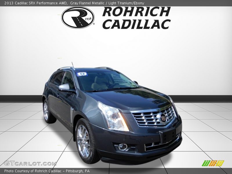 Gray Flannel Metallic / Light Titanium/Ebony 2013 Cadillac SRX Performance AWD