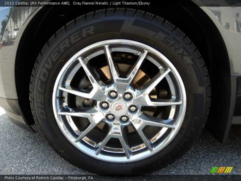 Gray Flannel Metallic / Light Titanium/Ebony 2013 Cadillac SRX Performance AWD