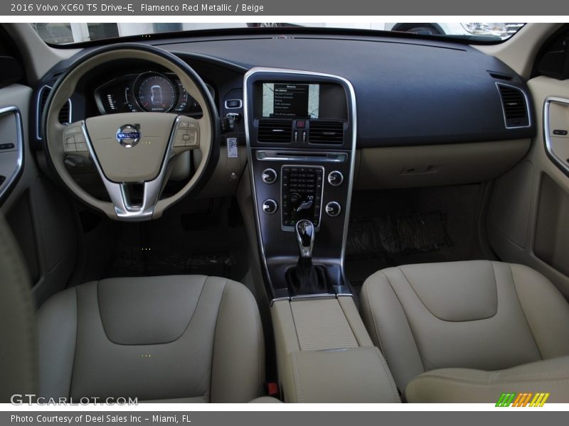 Flamenco Red Metallic / Beige 2016 Volvo XC60 T5 Drive-E