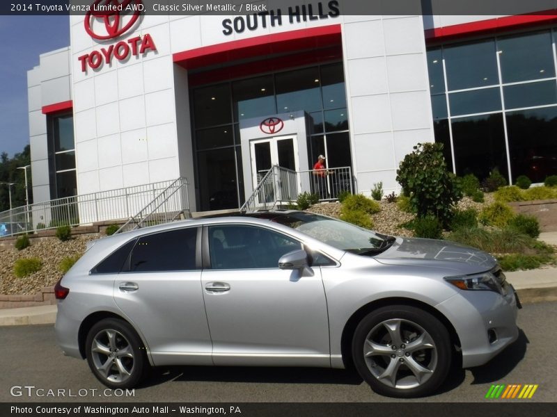 Classic Silver Metallic / Black 2014 Toyota Venza Limited AWD